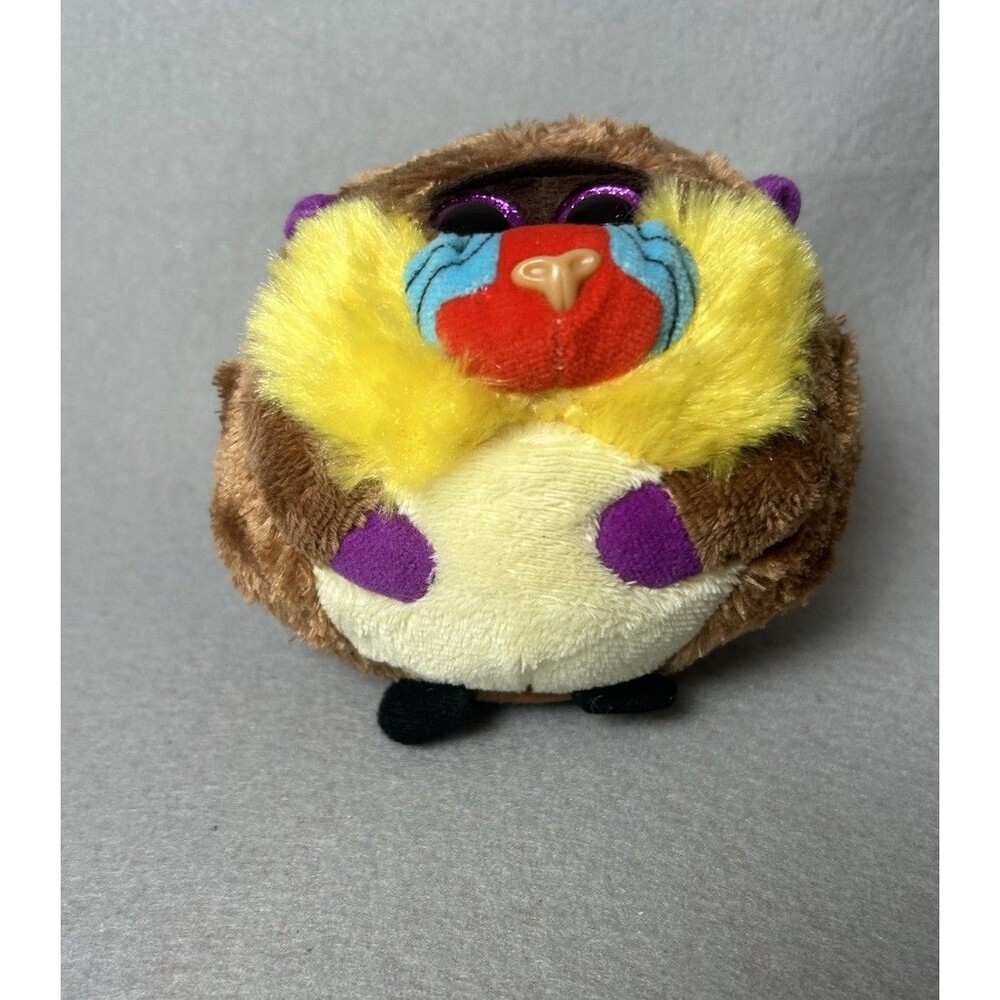 TY Beanie Ballz Charlie Baboon Stuffed Animal‎ Plush Doll